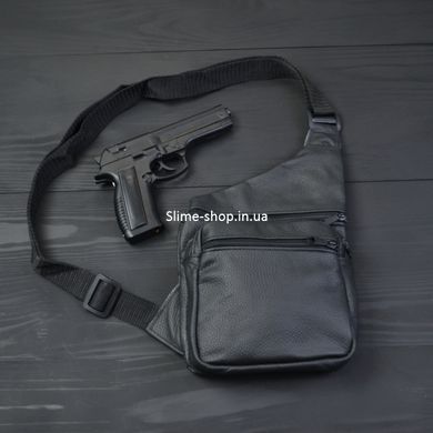 Подарочный набор 2В1! Сумка кожаная + профессиональный фонарь: KP-553 POLICE BL-X71-P50