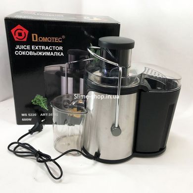 Соковыжималка для яблок и моркови Domotec MS-5220 600 W, Соковыжималка для помидоров IT-640 для дома