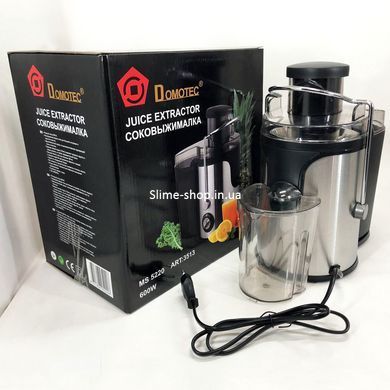 Соковыжималка для яблок и моркови Domotec MS-5220 600 W, Соковыжималка для помидоров IT-640 для дома
