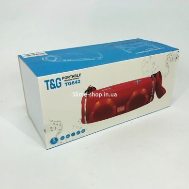 Громкая качественная блютуз колонка TG642, Акустика для улиц, Блютуз колонка с ST-940 динамичной подсветкой