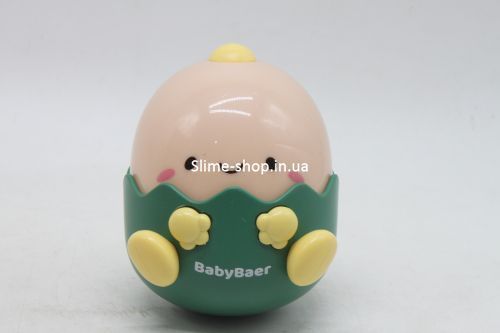 Неваляшка-нічник "Динозавр" (зелений)