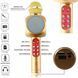 Беспроводной микрофон караоке bluetooth WSTER WS-1816. GT-337 Цвет: золотой