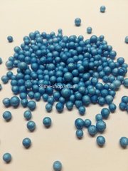 Пенопластовые шарики для слайма средние синие, 4-6 мм