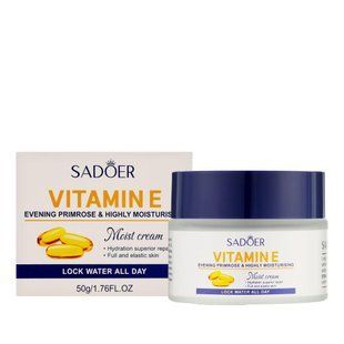 Крем для лица увлажняющий с витамином Е Sadoer Vitamin E 50 г