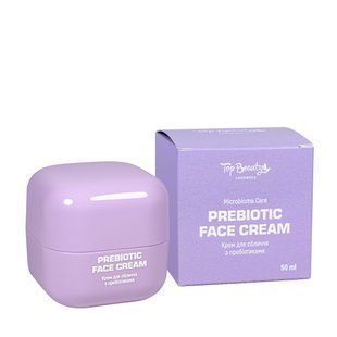 Крем для лица увлажняющий успокаивающий Top Beauty Prebioyic Cream с пребиотиками 50 мл