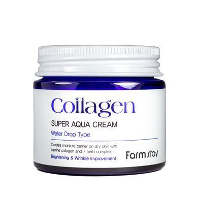 Крем для обличчя зволожувальний FarmStay Collagen Super Aqua Cream 80 мл