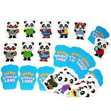 Игра Мемо "Панда LAND" обучающие игры (укр)