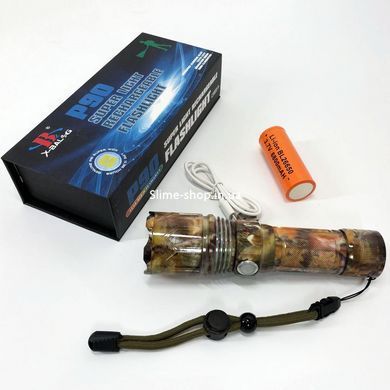 Военный тактический фонарь Bailong BL-P511M-P90, Алюминиевый фонарь 18650, Очень XZ-157 мощный фонарь