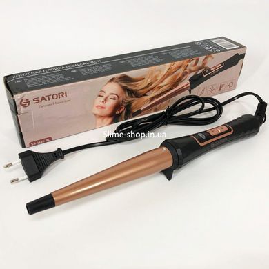 Щипці ля волосся для завивки Satori SS-3510-BL, Щипці для завивки, Плойка GJ-134 для локонів
