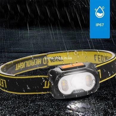 Налобний ліхтар для туризму риболовлі та полювання 2303-XPE+4SMD(yellow+red), VI-787 Головний ліхтар