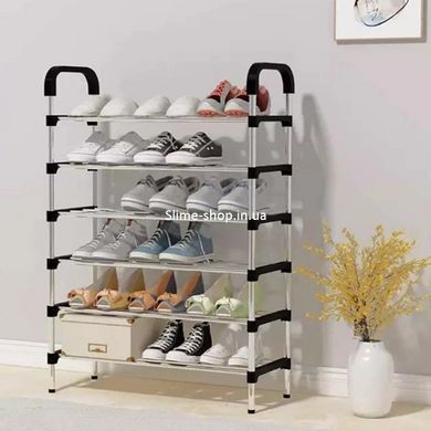 Органайзер для обуви Shoe Rack 6 полок, Органайзер стойка для обуви, Стеллаж LN-304 под обувь