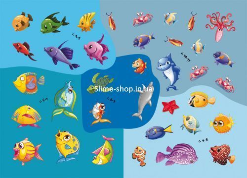 Книга "Перші розвиваючі наклейки. Море" укр