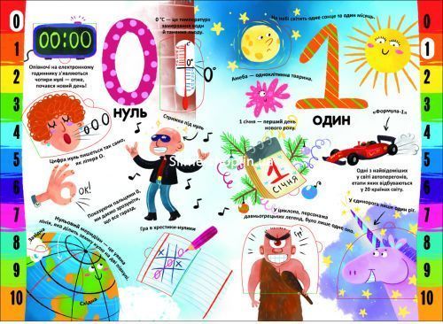 Книга з секретними віконцями. Цифри. Розумна книжка, укр