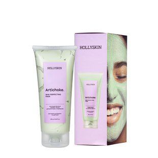 Охлаждающая лифтинг маска для лица от отеков Hollyskin Artichoke Skin Perfecting Mask, 250 г