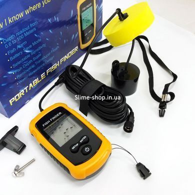 Эхолот портативный Fish Finder до 100м сонар VH-184 портативный универсальный