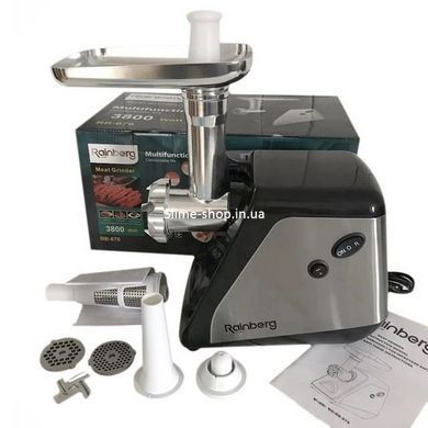 Мясорубки надежные Rainberg RB-676 3800W, Электромясорубки для дома для бара, CD-983 Мясорубка автомат