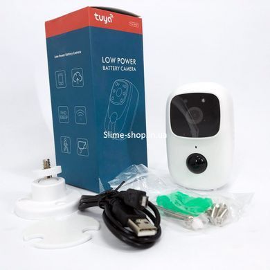Камера видеонаблюдения Smart wifi приложение Tuya работает ES-212 от 2x18650