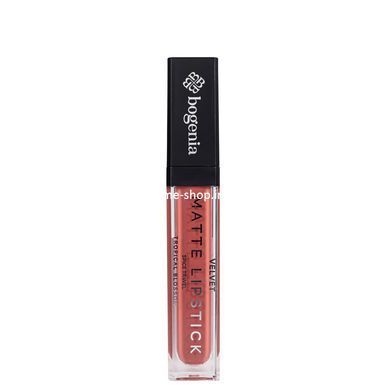 Помада для губ жидкая Bogenia Liquid Matte Lipstick Spice Travel, № 008 Tropical Blossom