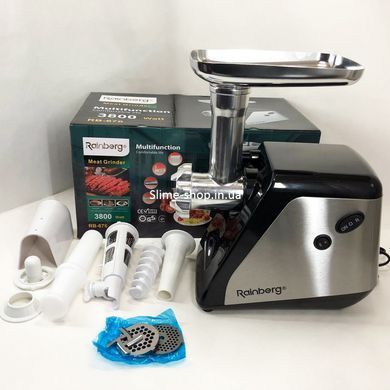 Мясорубки надежные Rainberg RB-676 3800W, Электромясорубки для дома для бара, CD-983 Мясорубка автомат