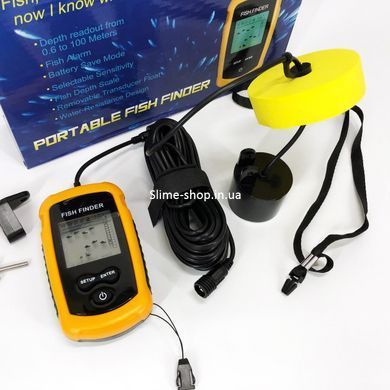 Эхолот портативный Fish Finder до 100м сонар VH-184 портативный универсальный