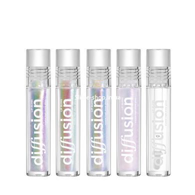 Блеск для губ Parisa Cosmetics Diffusion c голографическим эффектом DFG-03, 02 Зеленый