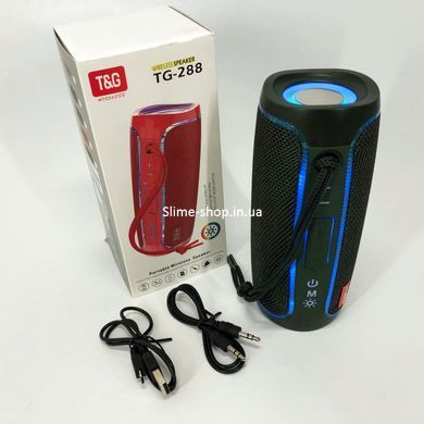 Активная блютуз колонка TG288, Колонка для тусовок, Блютуз колонка с XV-697 динамичной подсветкой
