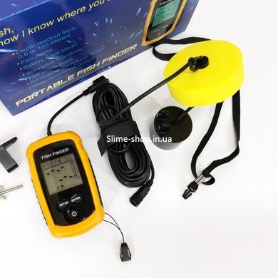 Эхолот портативный Fish Finder до 100м сонар VH-184 портативный универсальный