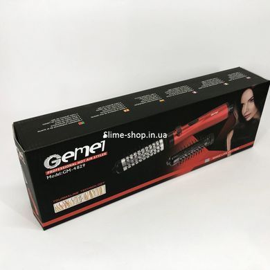 Электрический фен для сушки волос Gemei GM-4829, Дорожный мощный фен для волос, Фен для дома PI-760 и салона