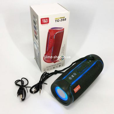 Активная блютуз колонка TG288, Колонка для тусовок, Блютуз колонка с XV-697 динамичной подсветкой