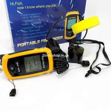 Эхолот портативный Fish Finder до 100м сонар VH-184 портативный универсальный