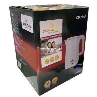 Электрочайник Crownberg CB-2845 дисковый 1.8л 1800Вт. DB-116 Цвет: черный