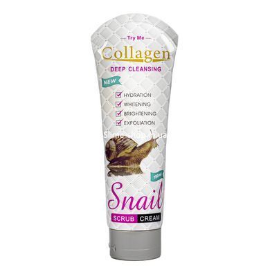Cкраб для обличчя Pei Mei Collagen Snail Scrub Cream Deep Cleasing 150 мл PM6912