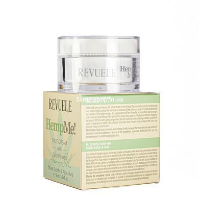 Крем для обличчя Revuele Hemp Me Face Cream With Cold Pressed 50 мл