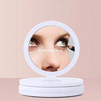 Зеркало макияжное Large Mirror LED, Зеркало с увеличением, Зеркало для NK-678 макияжа раскладное