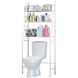 Полка стеллаж в ванную комнату над унитазом Toilet Rack этажерка в ванную стеллаж OD-206 в туалет