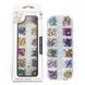 Стразы для маникюра Aoyasiyue Nail Decoration асорти в пластиковой упаковке 12 шт № 1 Яркие цветные