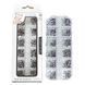 Стразы для маникюра Aoyasiyue Nail Decoration асорти в пластиковой упаковке 12 шт № 1 Яркие цветные