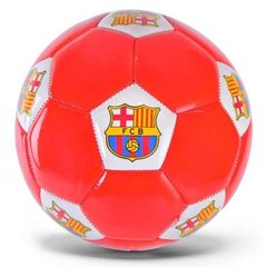 Мяч футбольный №3 "Барселона", красный