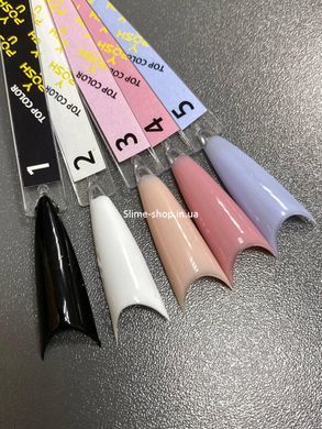 Кольоровий топ для гель-лаку без липкого шару YouPOSH Top Color 12 мл, 1 Чорний