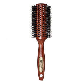 Щітка-брашинг для волосся Salon Professional дерев'яна кругла 4776 CLB