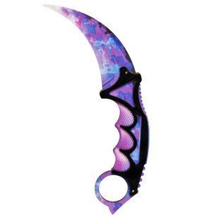 Сувенірний ніж "Керамбіт: Purple Camo"