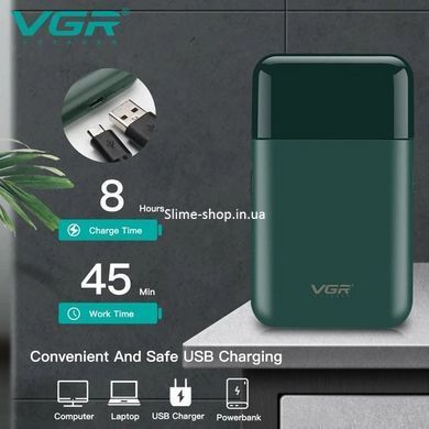 Хорошая бритва портативная VGR V-390, Электрическая бритва триммер для бороды, XG-544 Электробритва шейвер