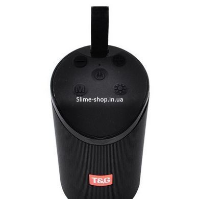 Портативная Bluetooth колонка TG-169 с разноцветной подсветкой FM-радио 5Wx2. FG-463 Цвет: черный