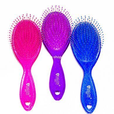 Щітка для волосся масажна Salon Professional 6803 A SL Синя