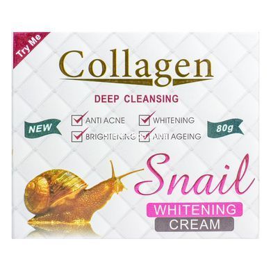 Крем для лица Collagen Snail Deep Cleansing отбеливающий