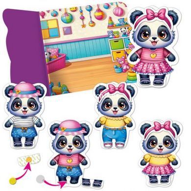 Игра развивающая Vladi Toys с липучками "Пандочка"