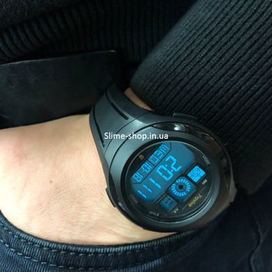 Годинник спортивний SKMEI 4012/2104BKWT, Чоловічий годинник з пластиковим ремінцем, Спеціальний годинник QR-265 для армії