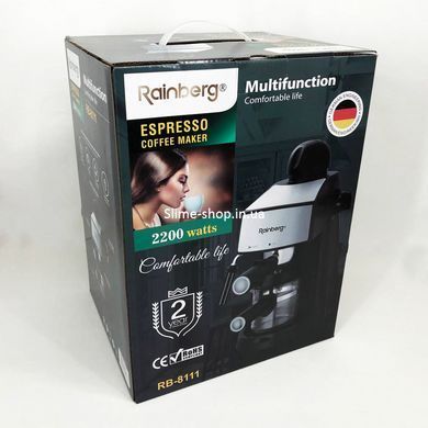 Кофеварка для дома и семьи Rainberg RB-8111 2200W, Домашняя кофеварка для AG-964 приготовления напитков