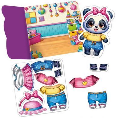 Игра развивающая Vladi Toys с липучками "Пандочка"
