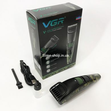 Тример для стрижки бороди акумуляторний VGR-053, Машинка для стрижки волосся SF-904 та гоління